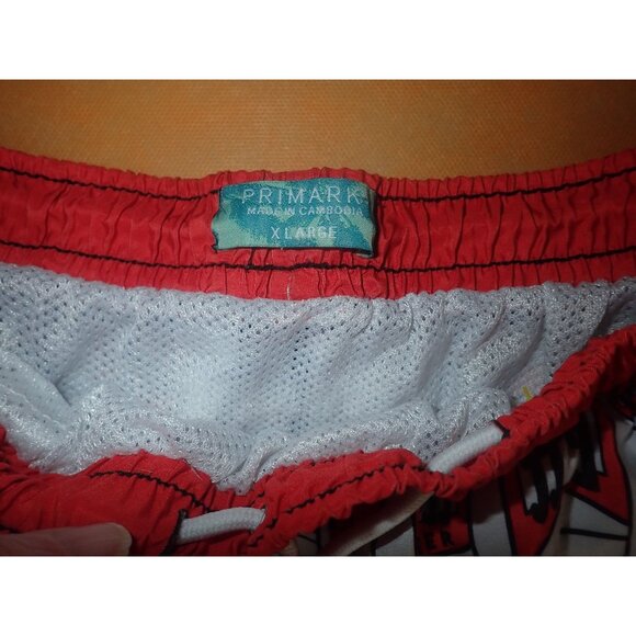 Primark DUFF Swim Trunks Mens XL Lined Casual Duff Beer Novelty - Picture 2 of 4